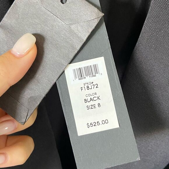 NWT Rachel Zoe Velvet Black Blazer Shimmer Double Breasted Size M - Picture 10 of 11